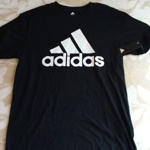 Adidas Mens Black Logo Shirt